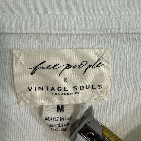 Free People X Vintage Souls Destination Extreme Los Angeles Crop Top Size XS - Picture 4 of 9